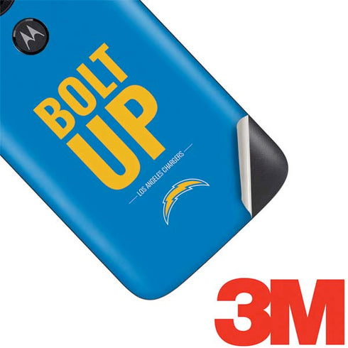 NFL Los Angeles Chargers Team Motto Moto E5 Play Skin